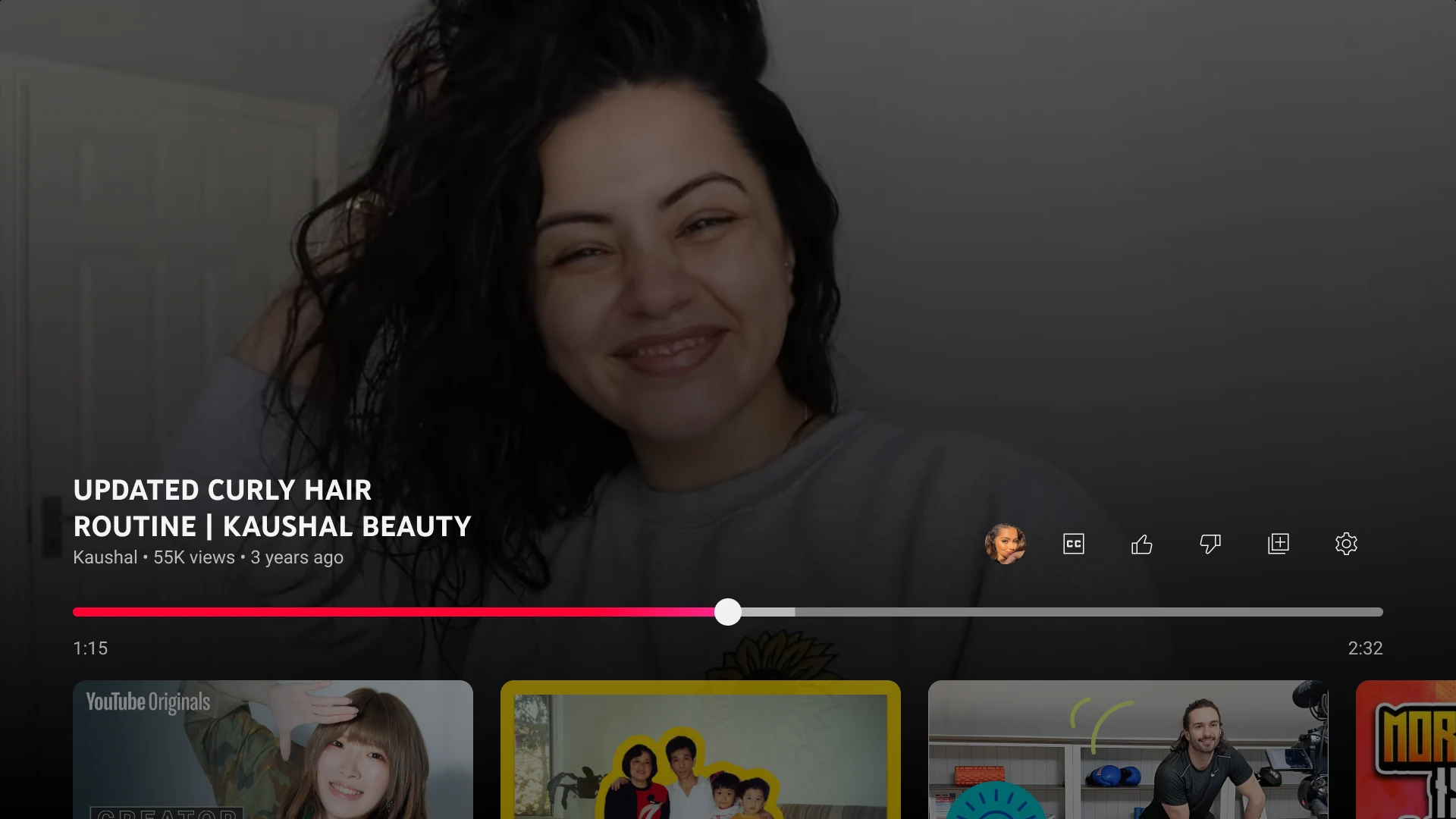 YouTube for Android TV screenshot